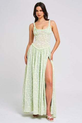 Jacquard Maxi Dress