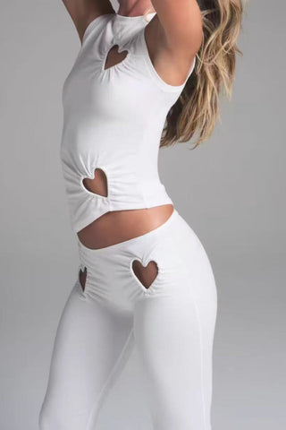 SKIMS Heart Flare Leggings Set