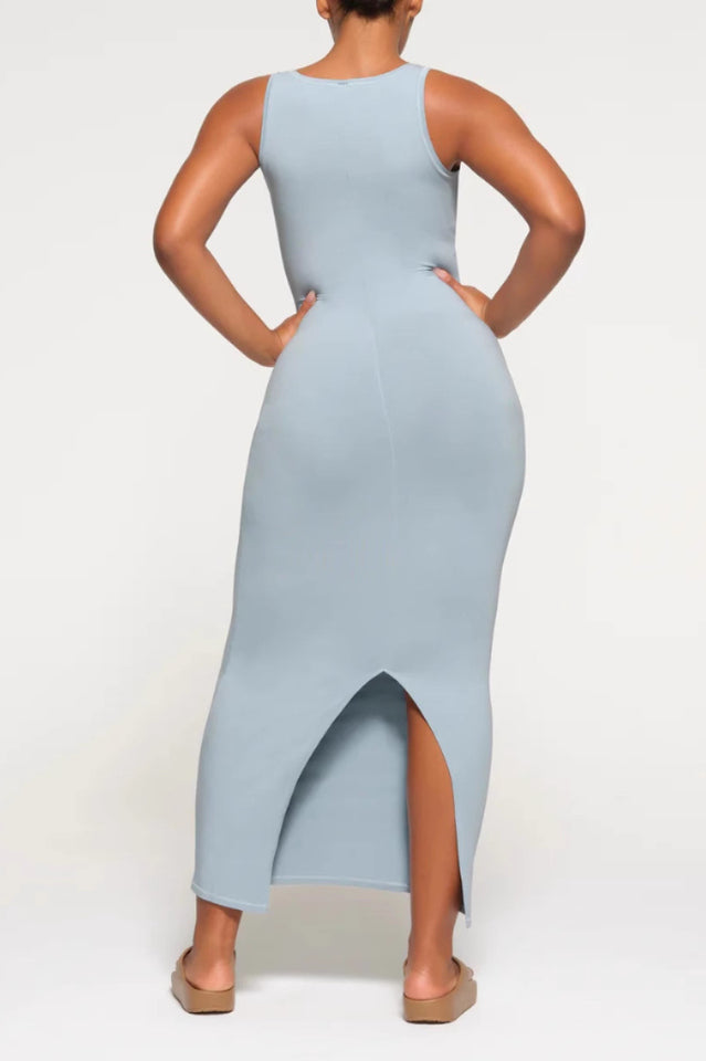 SKIMS New Vintage Scoop Neck Maxi Dress
