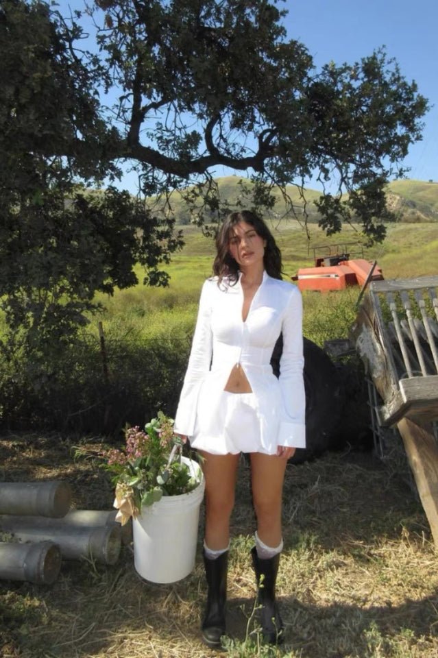 Vintage Vibe Skirt Set