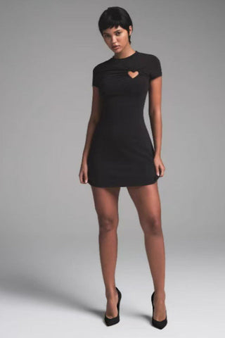 SKIMS Cotton Jersey Heart Mini Dress