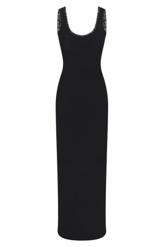 Soft Lounge Lace Scoop Neck Dress