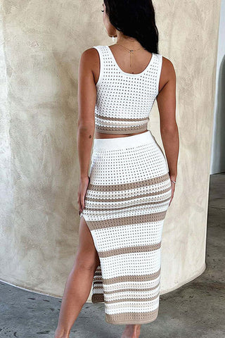 In The Groove Midi Skirt Set