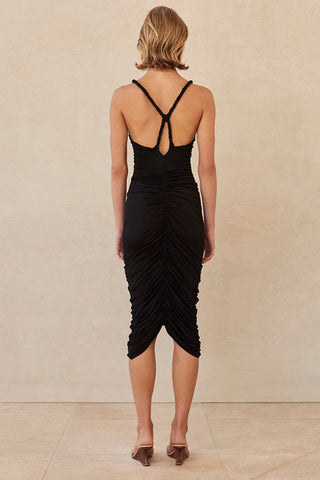 Cynthia Metallic Sequin-Embellished Dress