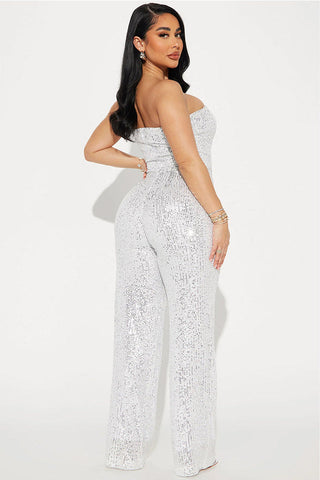 Lets Sparkle On Sequin Jumpsuit