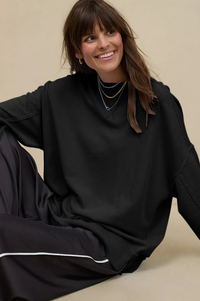 Hamptons Cotton Blend Pullover Sweater