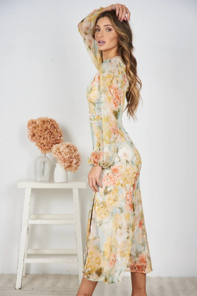 Pamelia Floral Print Dress