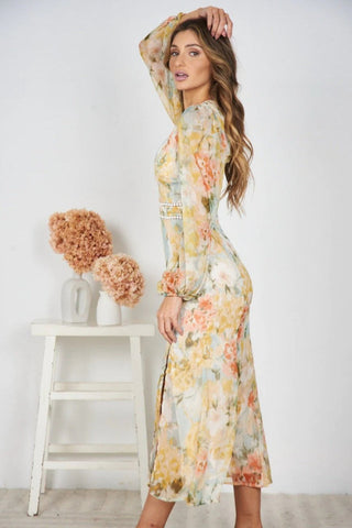 Pamelia Floral Print Dress