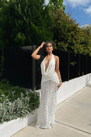 Kita Textured Maxi Dress