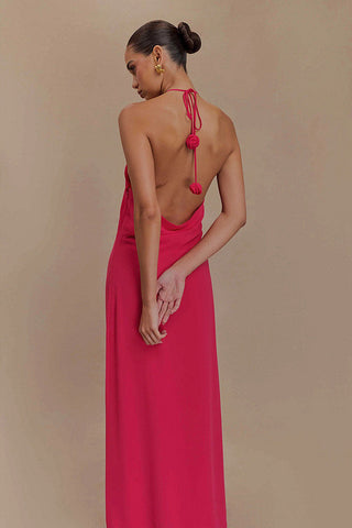 Rosalia Cowl Neck Maxi Dress