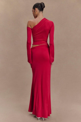Ainsley Asymmetrical Maxi Skirt