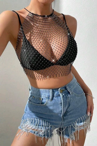 Hand-Woven Fishing Net Cover Up