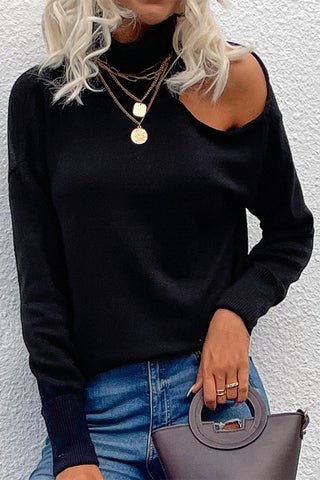 Two Lapel Knit Sweater