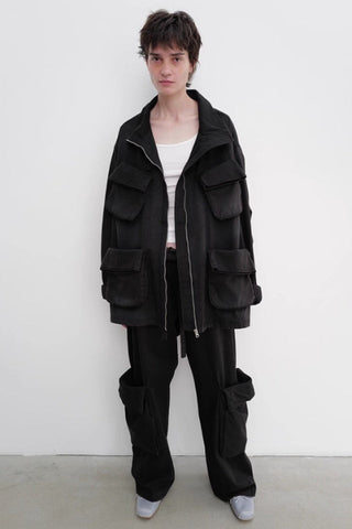 OPEN YY Washed Rolled Cargo Pants