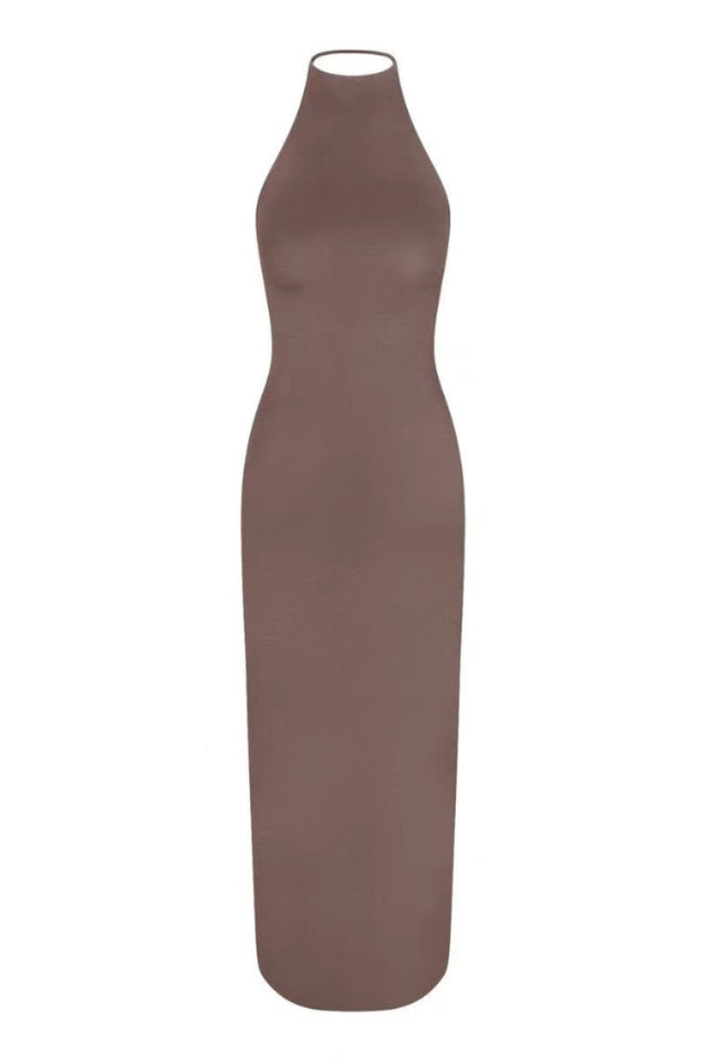 SKIMS Halter Long Dress