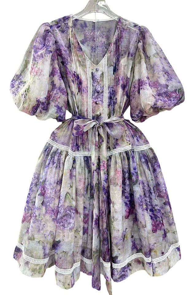Tama Floral Print Mini Dress