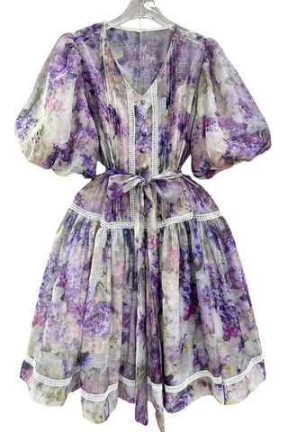 Tama Floral Print Mini Dress