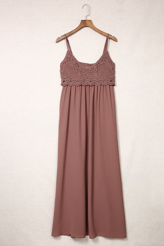 Mauve Boho Maxi Dress