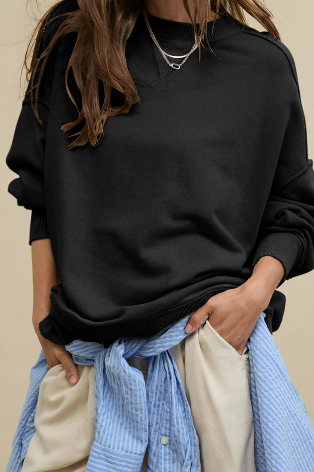 Hamptons Cotton Blend Pullover Sweater