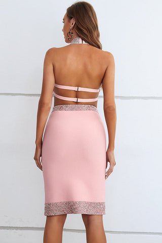 Charlee Two Piece Pink Sets
