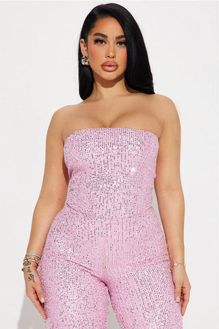 Lets Sparkle On Sequin Jumpsuit