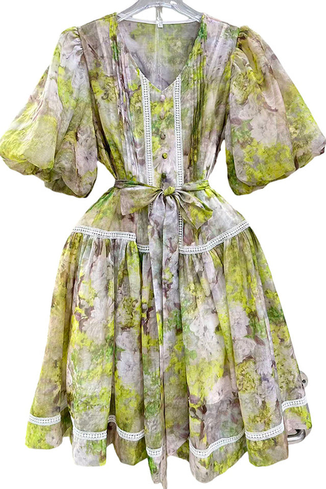 Tama Floral Print Mini Dress