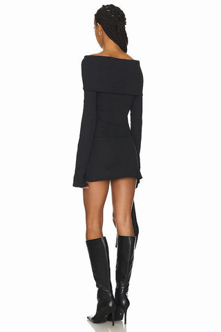 Sarah Embellished Off Shoulder Dress