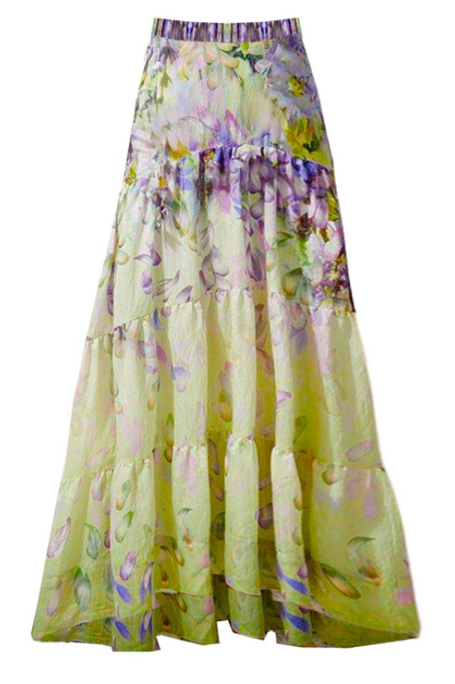 Floral Applique Maxi Dress