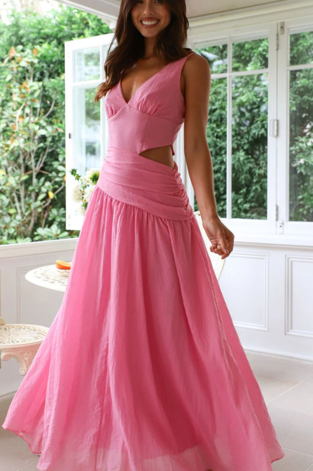 Toperth Cut-Out Maxi Dress