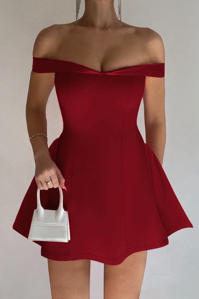 Ramona Contrast Corset Babydoll Mini Dress