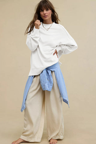 Hamptons Cotton Blend Pullover Sweater