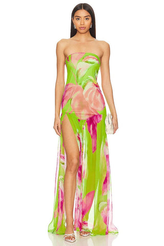 Marisol Floral-Print Maxi Dress
