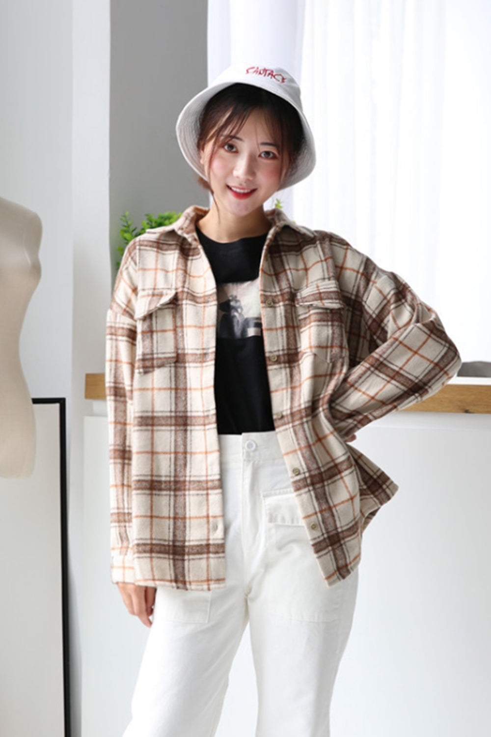 Woolen Plaid Port Flannel Shirt