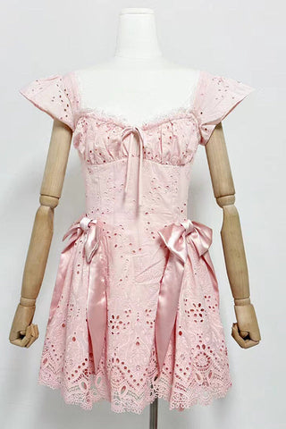 Giglio Broderie Anglais Mini Dress