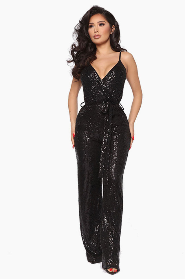 Can't Hide The Shine Sequin Jumpsuit