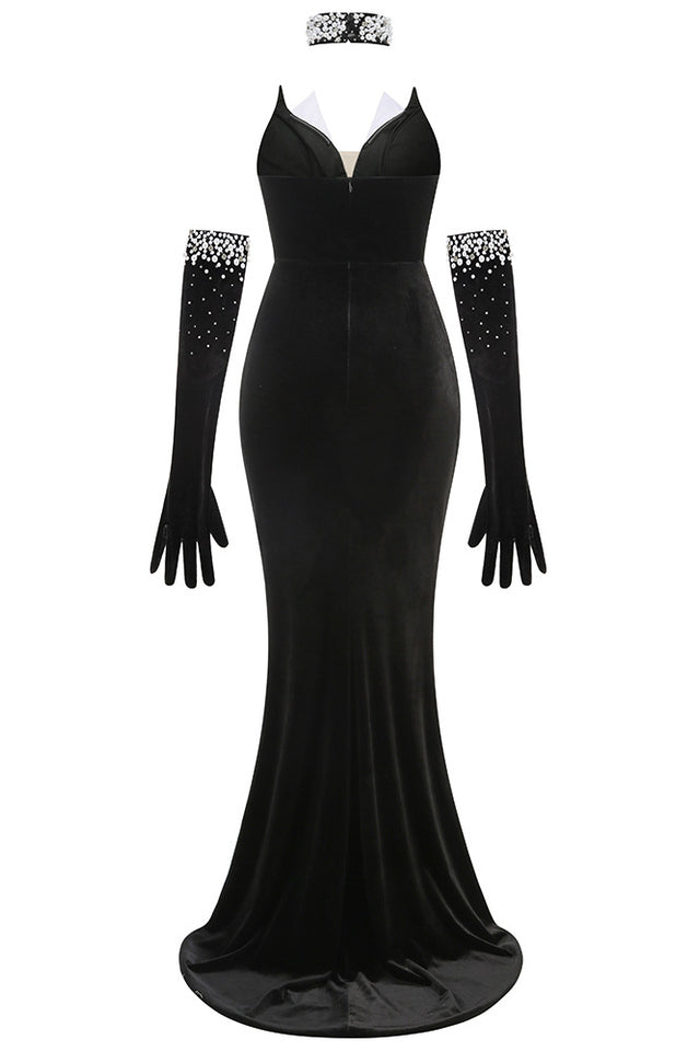 Dylan Elegant Off-Shoulder Evening Dress
