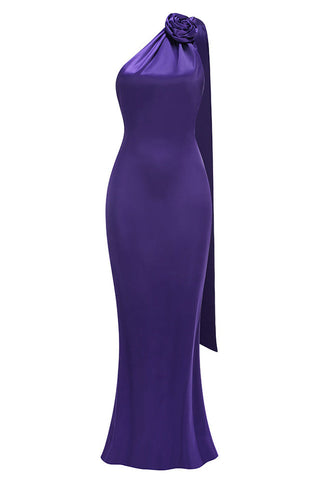 Verna Floral Satin Dress