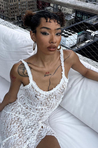 Masie See Through Maxi Dress