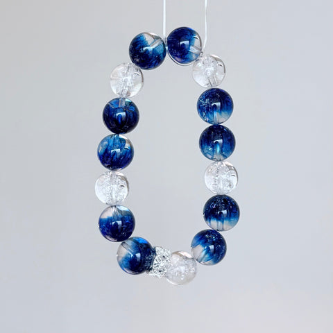 Kyanite & Clear Quartz Crystal Bracelet