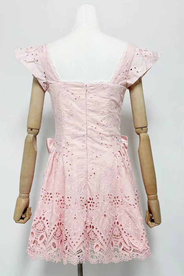 Giglio Broderie Anglais Mini Dress