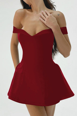 Ramona Contrast Corset Babydoll Mini Dress