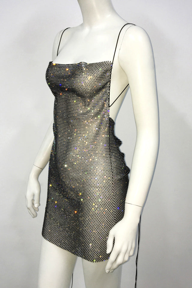 Nancy Glitter Mini Dress