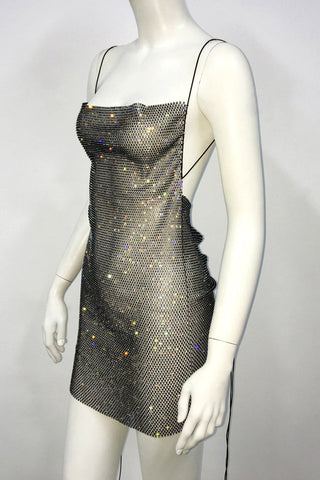 Nancy Glitter Mini Dress