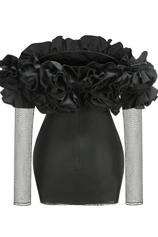 Amity Long Sleeve Tulle Floral Dress