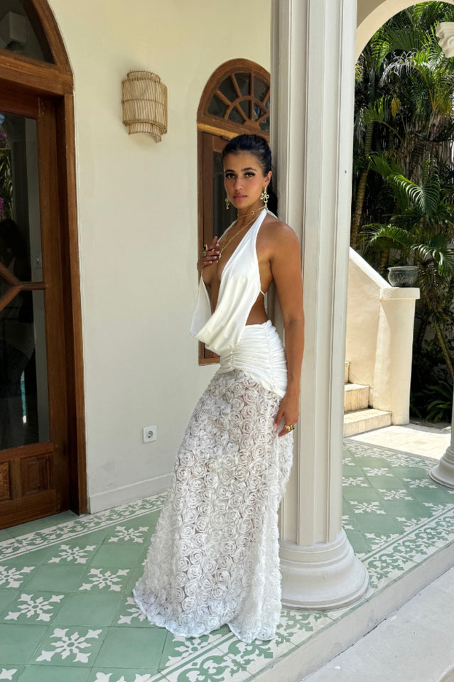 Kita Textured Maxi Dress