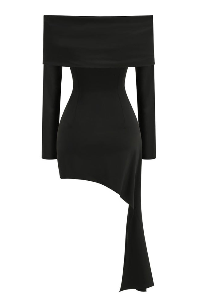 Sarah Embellished Off Shoulder Dress