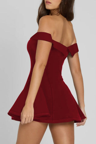 Ramona Contrast Corset Babydoll Mini Dress