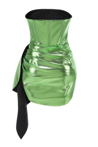 Strapless Draped Dress