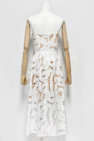 Jisoo Floral Lace Dress