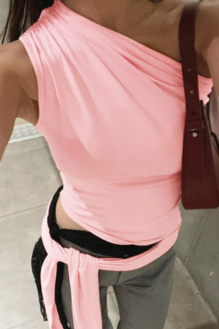 Chic One Shoulder T-Shirt